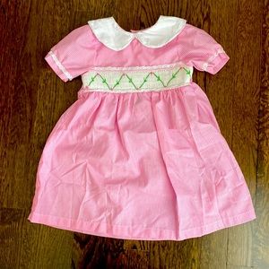 Smocked baby dress